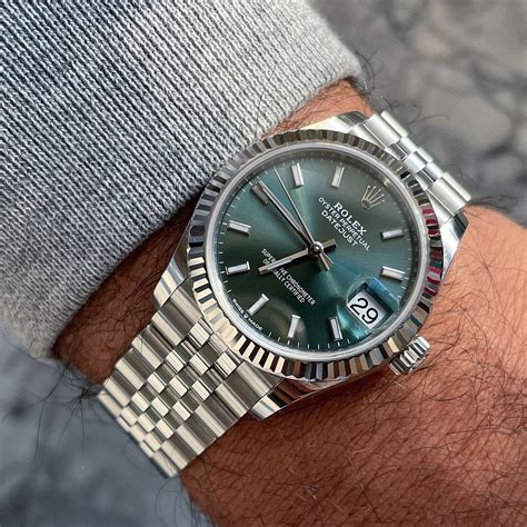 rolex datejust 41 jubilee green dial|rolex datejust 41mm green dial.